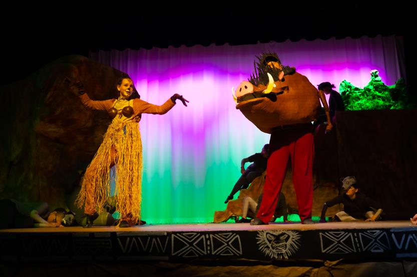 Fairview Middle students perform The Lion King, Jr.